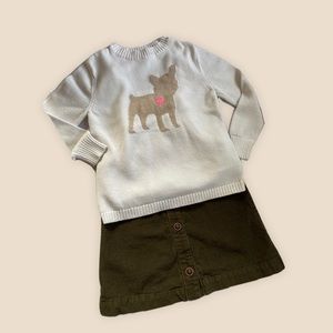 Super cute girls off white sweater size 10-12 by Old Navy.